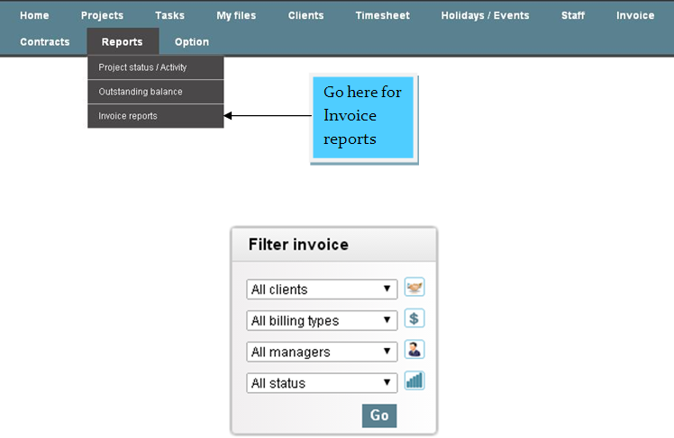 invoice reports