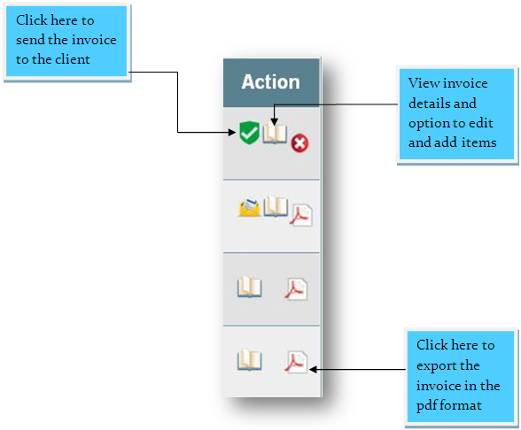 Invoice in pdf